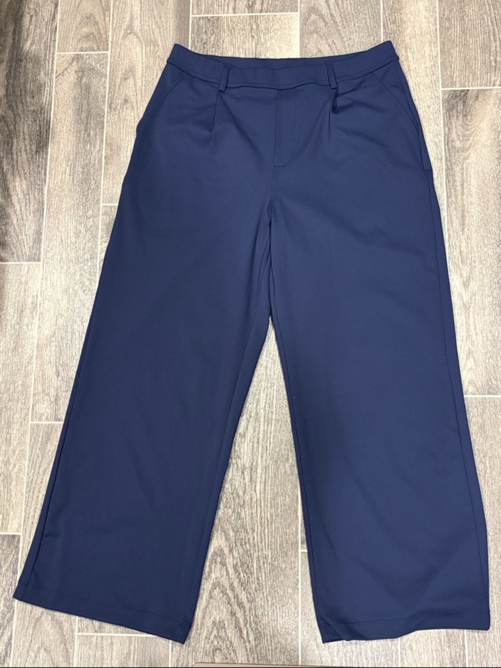 Halara Wide Leg Navy Pants